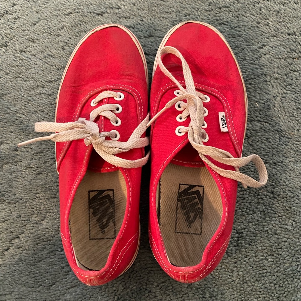 Red Vans - Picture 2 of 6